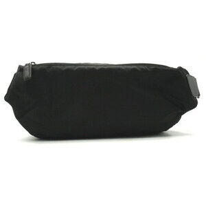 Prada body waist bag black pouch